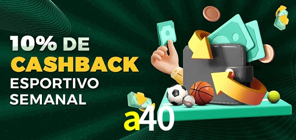 10% de bônus de cashback na a40